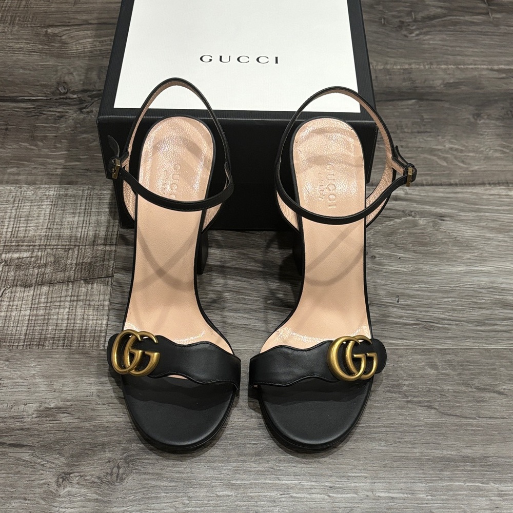 Gucci Marmont High Heel Sandals